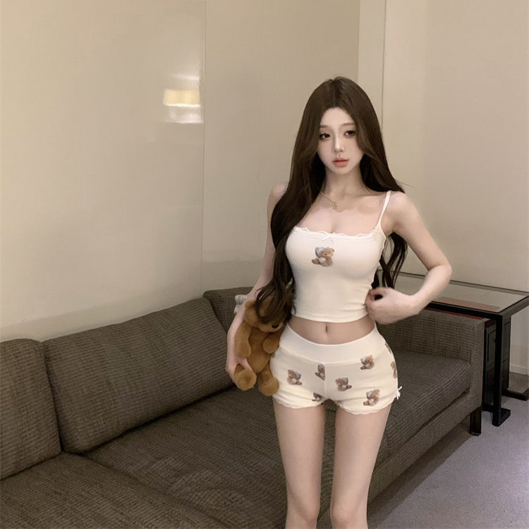 Two Piece Set,Camis and Short, - đánh giá và giá Summer Clothing Cartoon