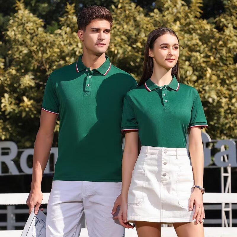 Custom Logo Men's Polo Shirts  - đánh giá và giá Summer Clothing Logo