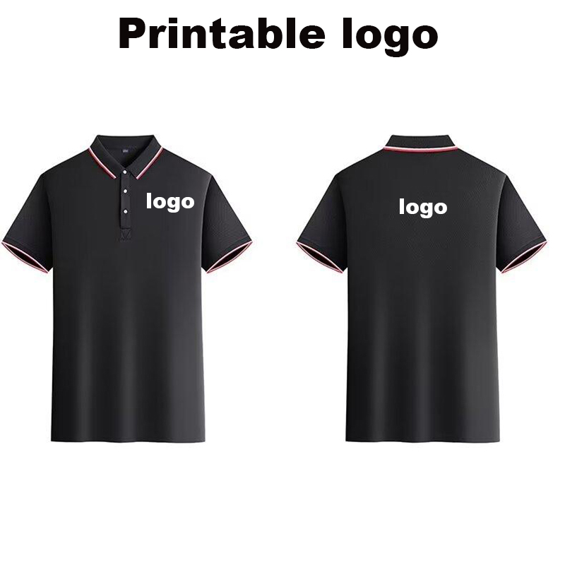 Custom Logo Men's Polo Shirts  - đánh giá và giá Summer Clothing Logo