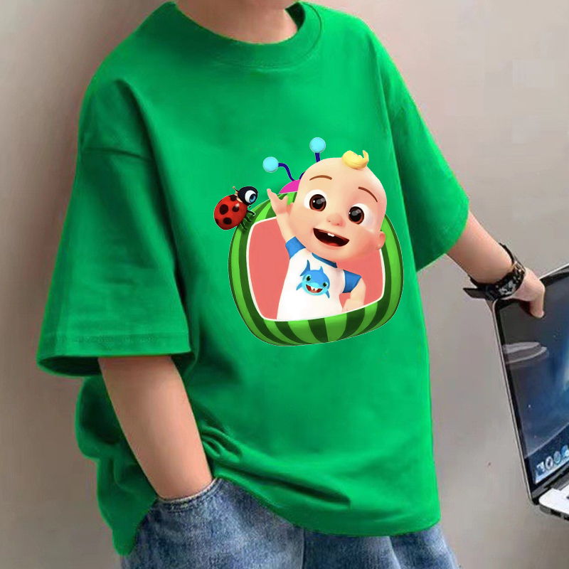 Cocomelons Baby T-Shirts Anime - đánh giá và giá Summer Clothing Cartoon