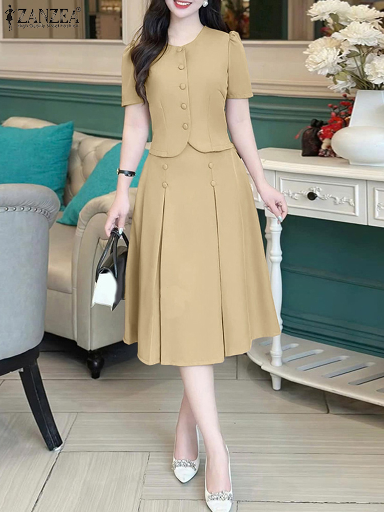 Pleated Skirts Sets Women Shor - đánh giá và giá Summer Japanese Clothing