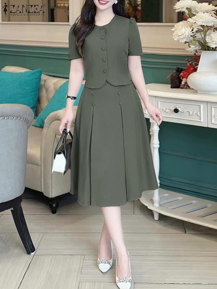Pleated Skirts Sets Women Shor - đánh giá và giá Summer Japanese Clothing