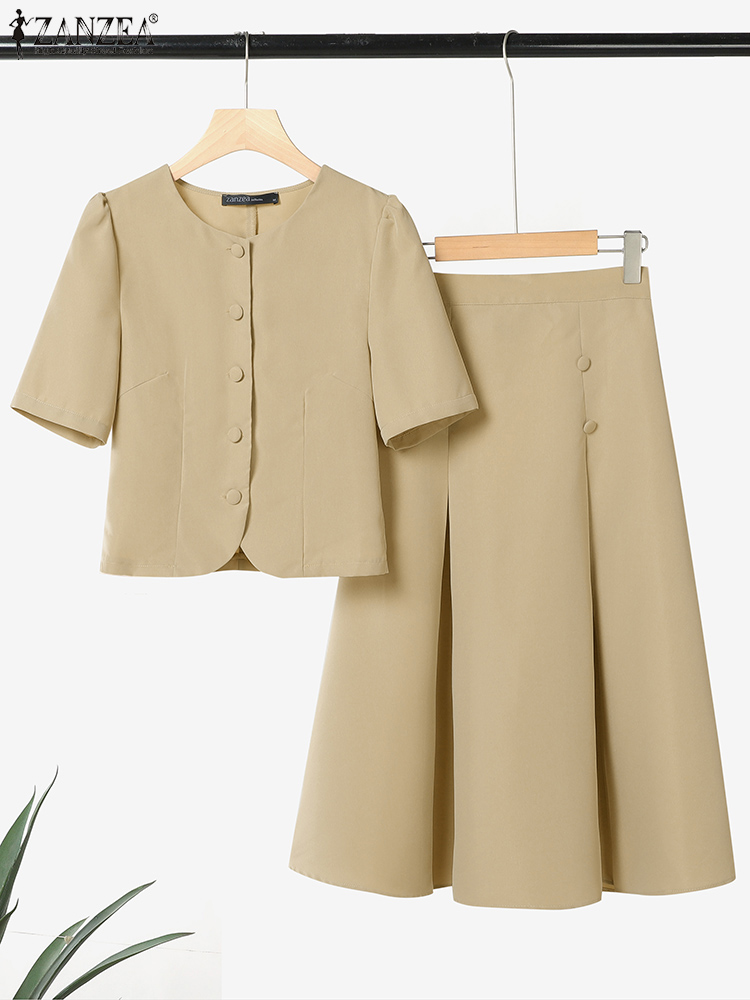 Pleated Skirts Sets Women Shor - đánh giá và giá Summer Japanese Clothing